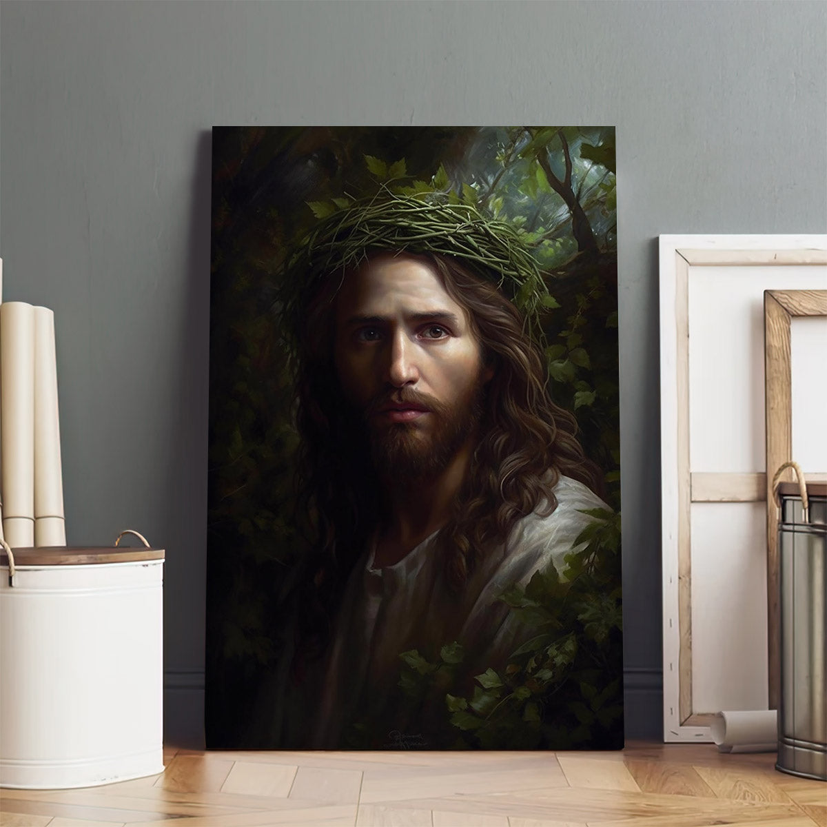 Jesus In The Tree 1 - Canvas Picture - Jesus Christ Canvas - Christian Wall Art