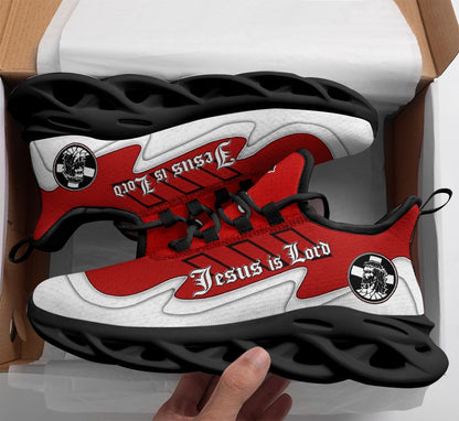 Jesus Is Lord Yezy Running Sneakers Max Soul Shoes - Christian Shoes For Men And Women