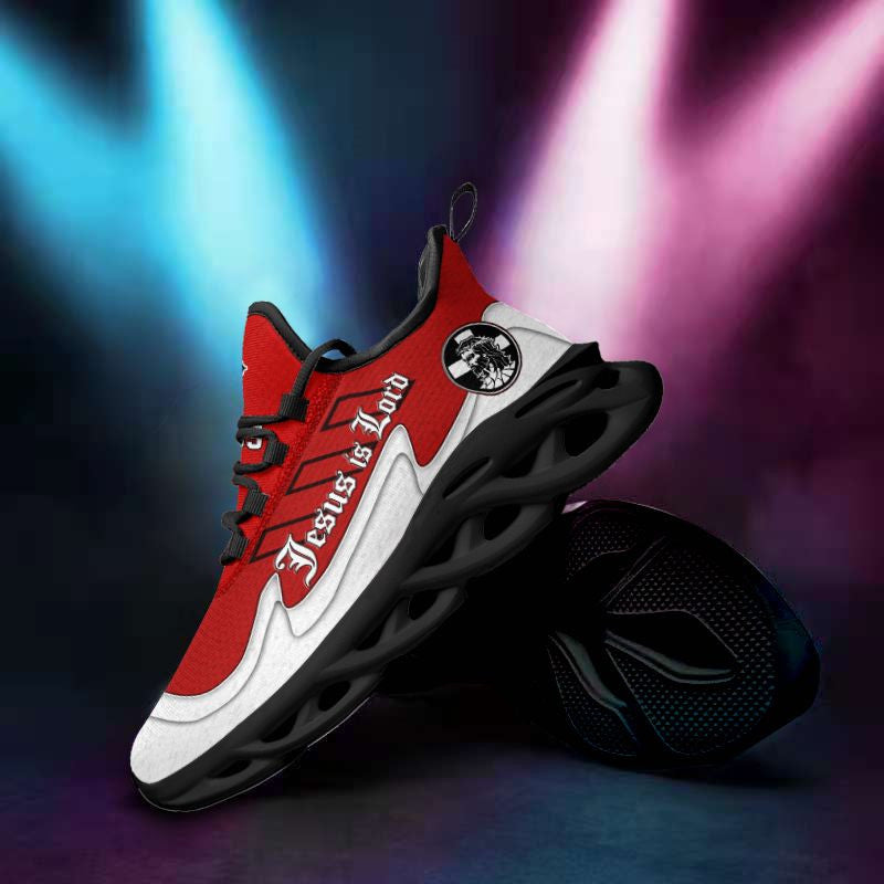 Jesus Is Lord Yezy Running Sneakers Max Soul Shoes - Christian Shoes For Men And Women
