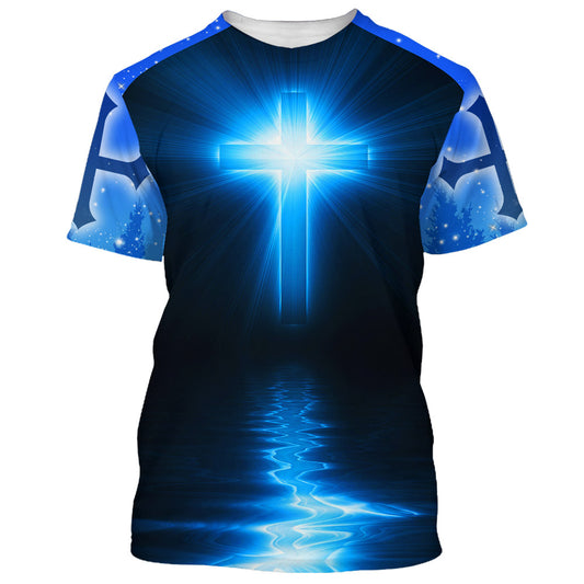 Jesus Is My God My King My Lord My Savior 3d All Over Print Shirt - Christian 3d Shirts For Men Women