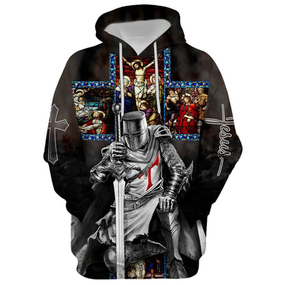 Jesus Is My God My King My Lord My Savior Hoodie - Men & Women Christian Hoodie - 3D Printed Hoodie