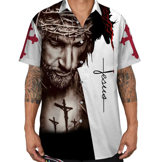 Jesus Is My God My Life All My Everything Hawaiian Shirt - Christian Hawaiian Shirts For Men & Women