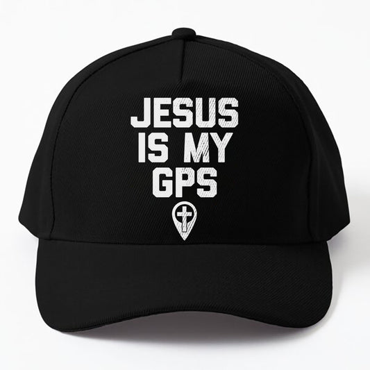 Jesus Is My Gps - Funny Catholic Christian Religious Jesus Cap