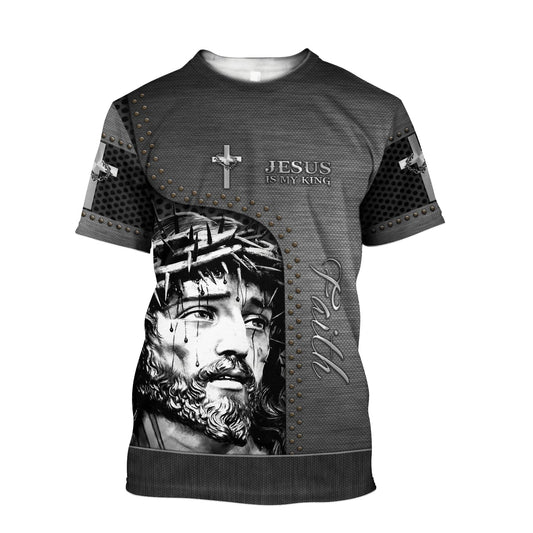 Jesus Is My King Jesus Shirts - Christian 3D Shirt