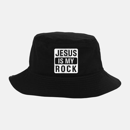 Jesus Is My Rock Christian Religious Bucket Hat