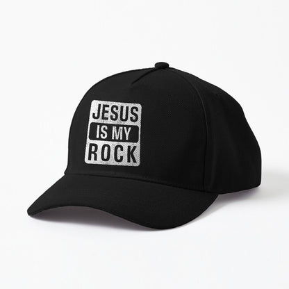 Jesus Is My Rock Christian Religious Cap
