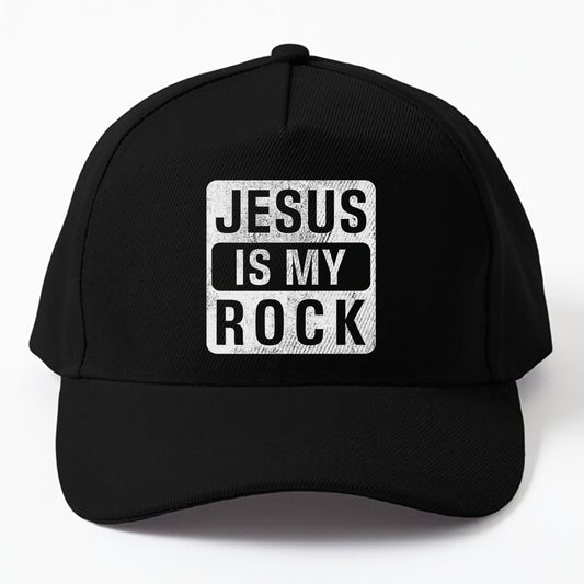 Jesus Is My Rock Christian Religious Cap