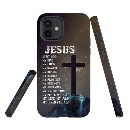 Jesus Is My Savior - Jesus Hands - Christian Phone Case - Inspirational Bible Scripture iPhone Cases