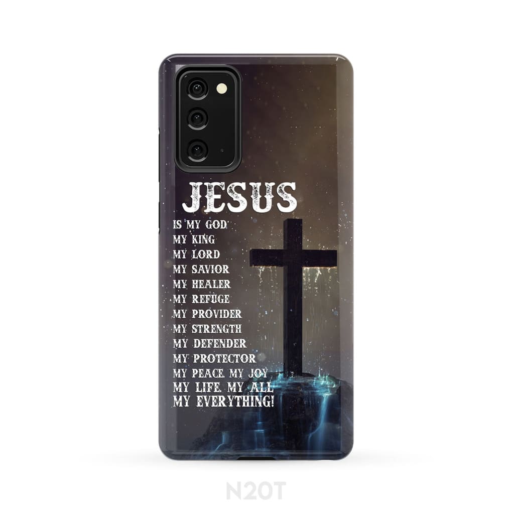Jesus Is My Savior - Jesus Hands - Christian Phone Case - Inspirational Bible Scripture iPhone Cases