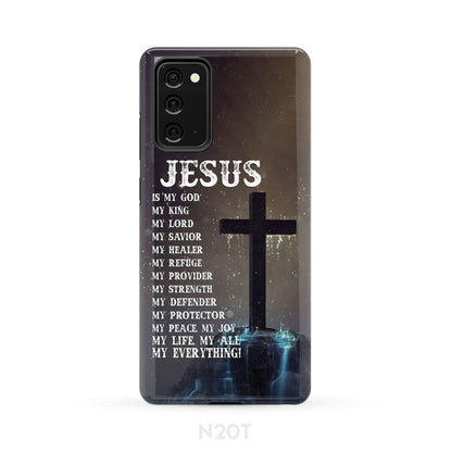 Jesus Is My Savior - Jesus Hands - Christian Phone Case - Inspirational Bible Scripture iPhone Cases