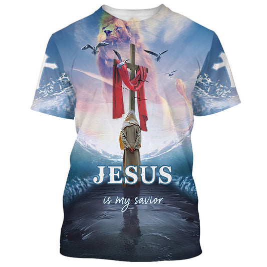 Jesus Is My Savior 3d All Over Print Shirt - Christian 3d Shirts For Men Women
