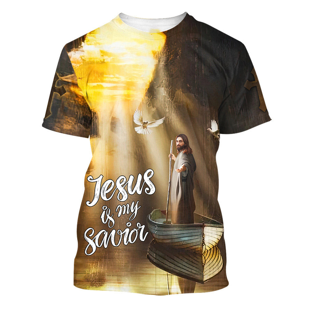 Jesus Is My Savior 3d All Over Print Shirt - Christian 3d Shirts For Men Women