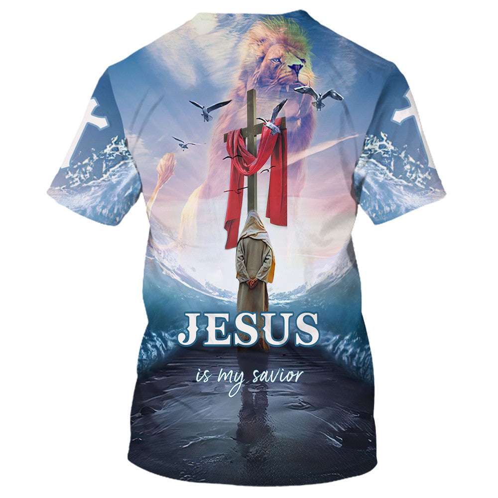 Jesus Is My Savior 3d All Over Print Shirt - Christian 3d Shirts For Men Women