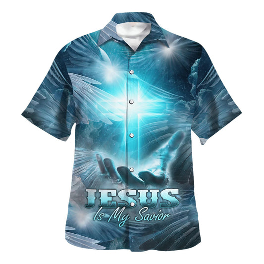 Jesus Is My Savior Cross Hawaiian Shirt - Christian Hawaiian Shirt - Best Hawaiian Shirts