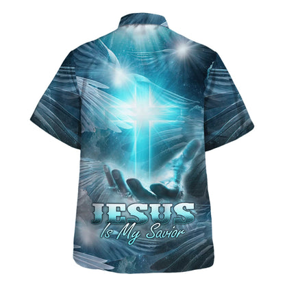 Jesus Is My Savior Cross Hawaiian Shirt - Christian Hawaiian Shirt - Best Hawaiian Shirts