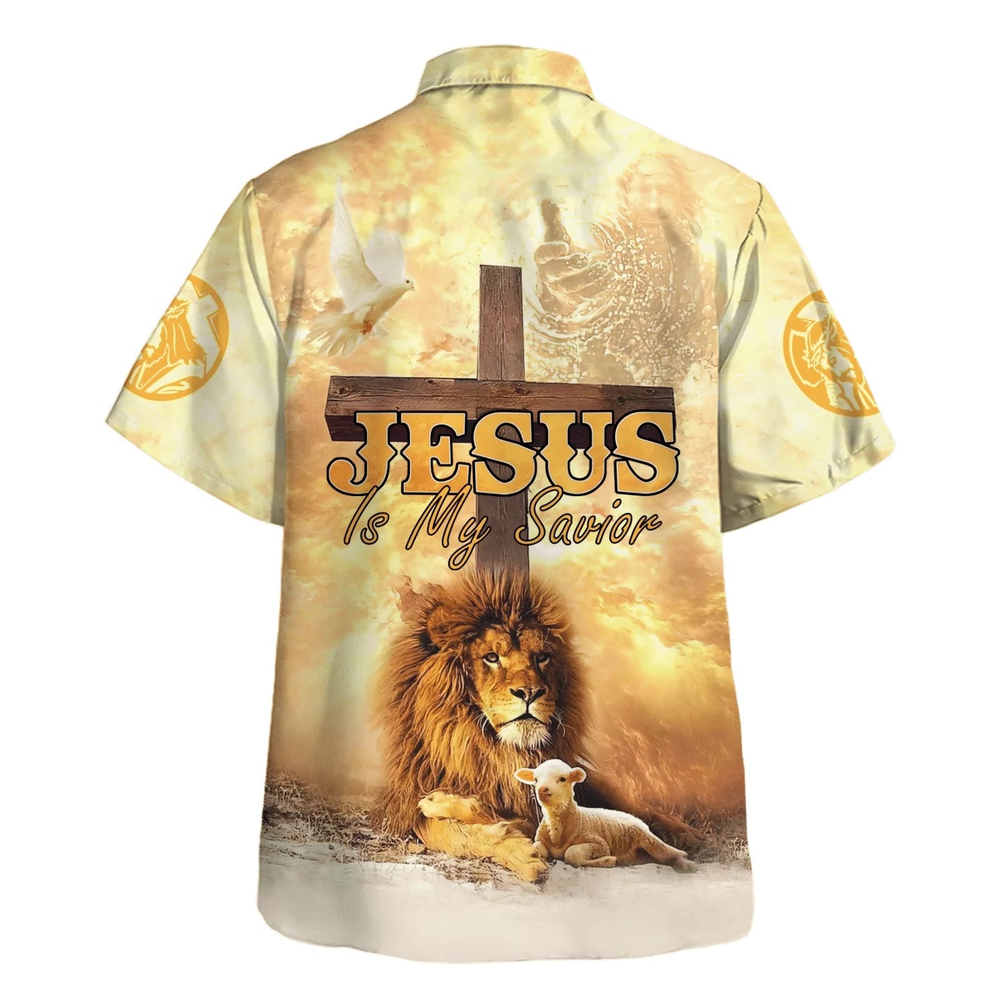 Jesus Is My Savior Cross Hawaiian Shirt - Christian Hawaiian Shirt - Religious Hawaiian Shirts