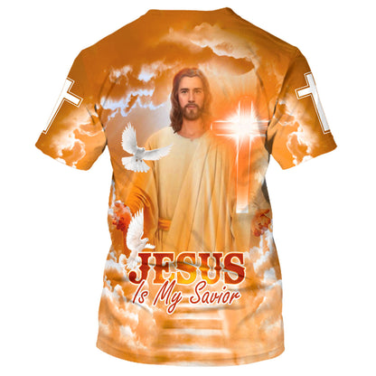 Jesus Is My Savior Dove 3D All Over Printed Shirt for Men and Women