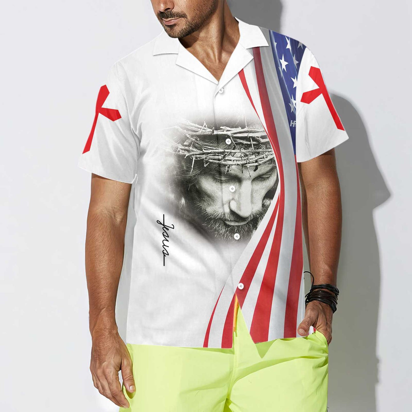 Jesus Is My Savior Fishing Is My Therapy Hawaiian Shirt - Christian Hawaiian Shirts For Men & Women