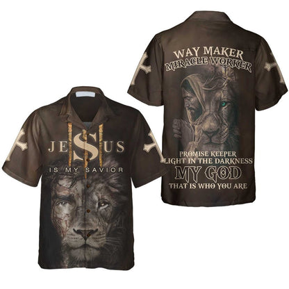 Jesus Is My Savior Hawaiian Shirt - Christian Hawaiian Shirts For Men & Women