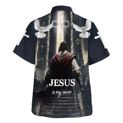 Jesus Is My Savior Hawaiian Shirt - Jesus Go To Heaven Hawaiian Shirts For Men & Women - Christian Hawaiian Shirt - Hawaiian Summer Shirts