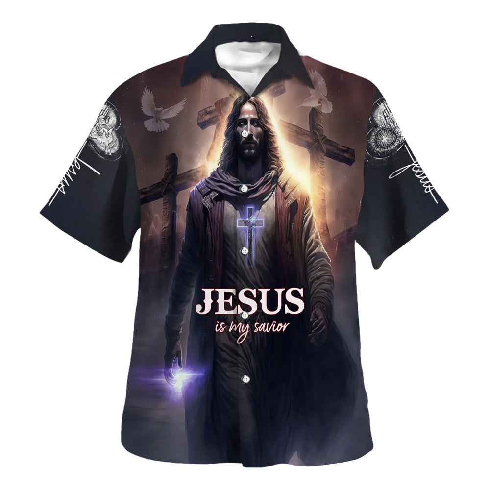 Jesus Is My Savior Hawaiian Shirt - The Resurrection Of Jesus Christ Hawaiian Shirts For Men & Women - Christian Hawaiian Shirt