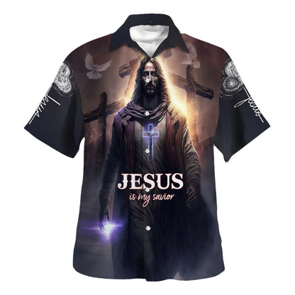 Jesus Is My Savior Hawaiian Shirt - The Resurrection Of Jesus Christ Hawaiian Shirts For Men & Women - Christian Hawaiian Shirt