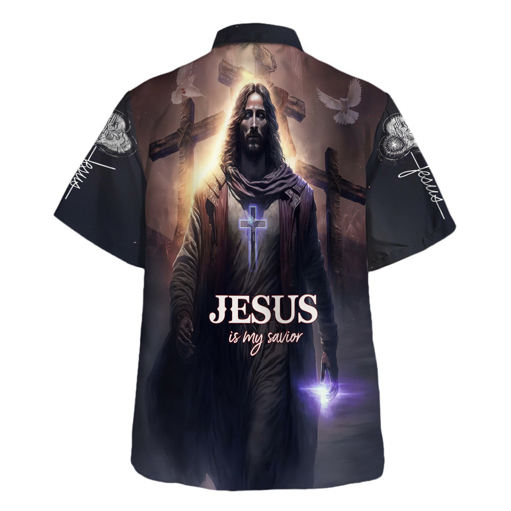 Jesus Is My Savior Hawaiian Shirt - The Resurrection Of Jesus Christ Hawaiian Shirts For Men & Women - Christian Hawaiian Shirt