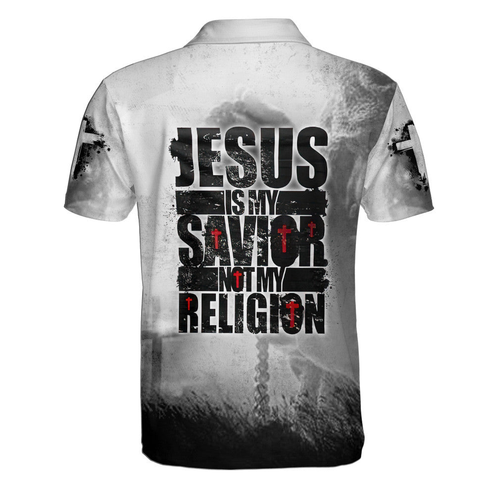 Jesus Is My Savior Not My Religion Polo Shirt - Christian Shirts & Shorts