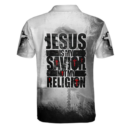 Jesus Is My Savior Not My Religion Polo Shirt - Christian Shirts & Shorts