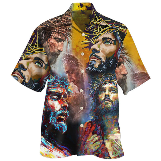 Jesus Is My Savior Not My Religion With Classic Style Hawaiian Shirt - Christian Hawaiian Shirts For Men & Women