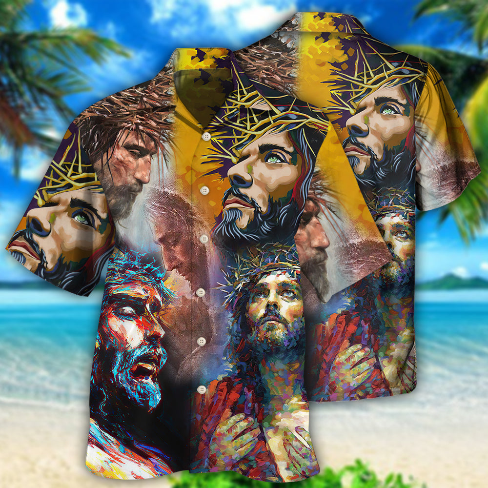 Jesus Is My Savior Not My Religion With Classic Style Hawaiian Shirt - Christian Hawaiian Shirts For Men & Women