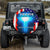 Jesus Is My Savior Spare Tire Cover - Crack Usa Flag Wheel Cover One Nation Under God Religious Gifts For God Believers
