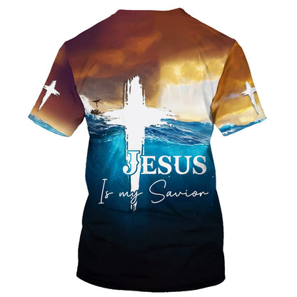 Jesus Is My Savior Take My Hand God 3d T-Shirts - Christian Shirts For Men&Women