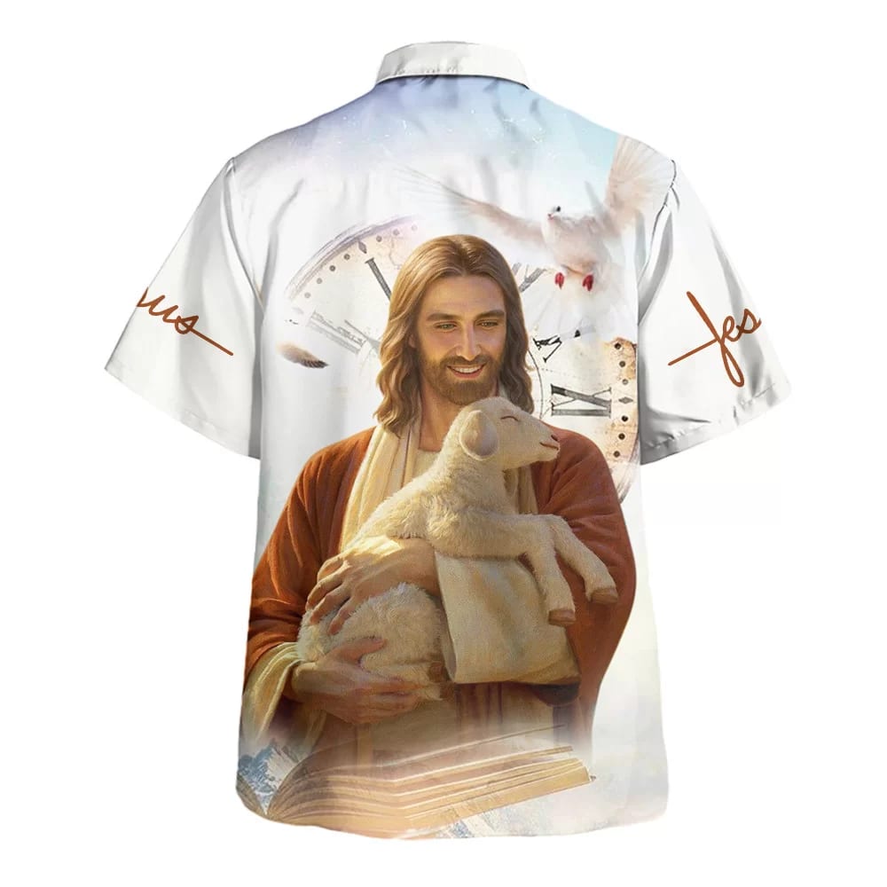 Jesus Is My Savior The Lamb Hawaiian Shirts For Men & Women - Christian Hawaiian Shirt - Hawaiian Summer Shirts