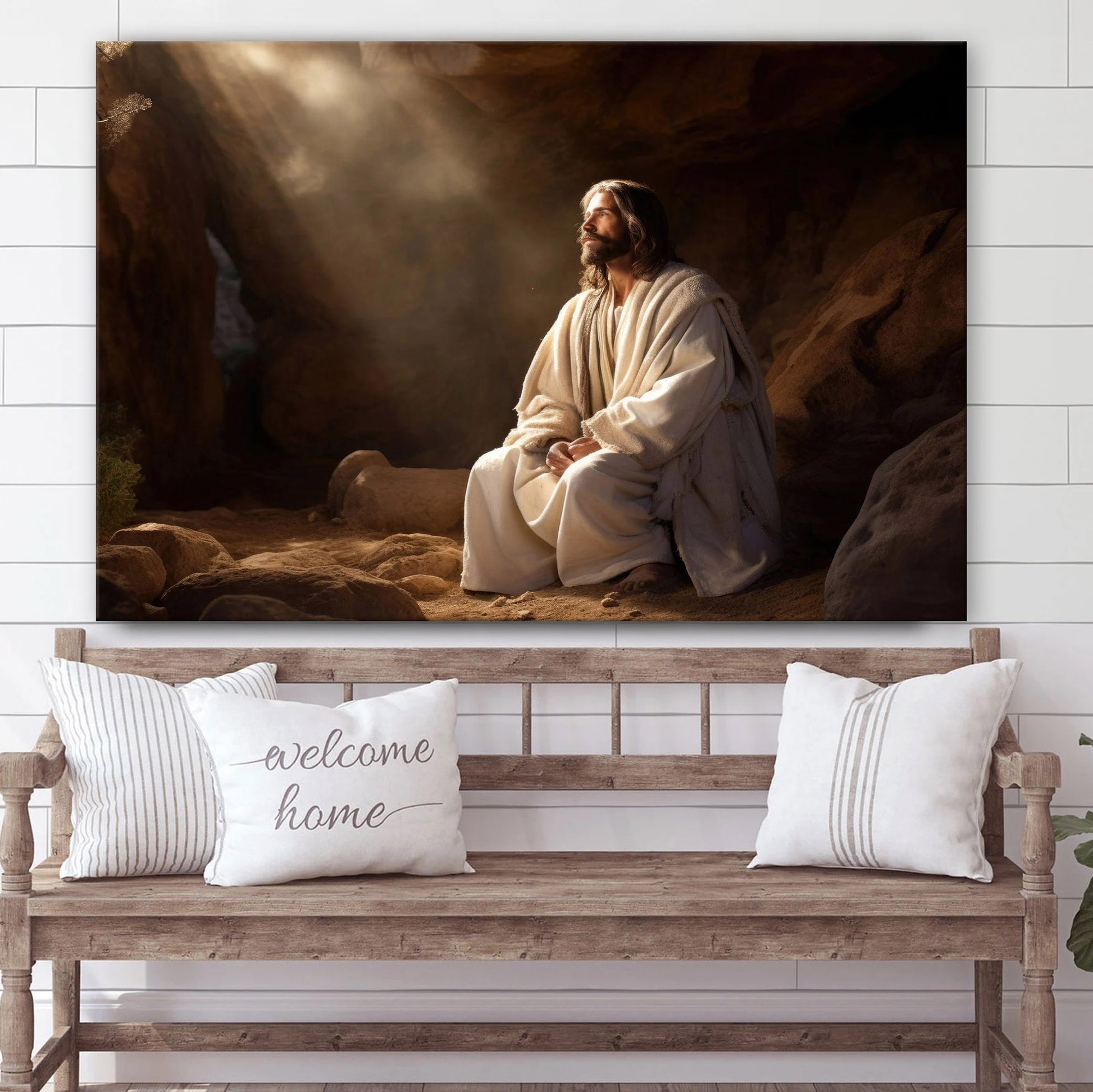 Jesus Is Risen Easter Wonder Wall Art Jesus Easter Decor - Canvas Pictures - Jesus Canvas Art - Christian Wall Art