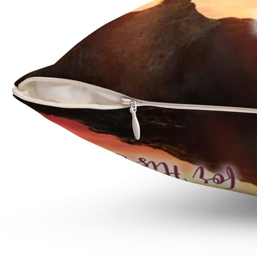 Jesus Is Risen Praise God For His Son Pillow, Christian Easter Pillows