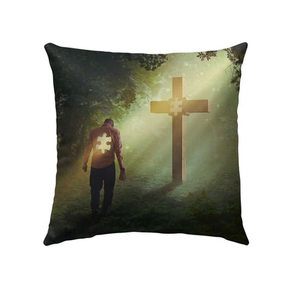 Jesus Is The Missing Piece Pillow - Christian Pillow