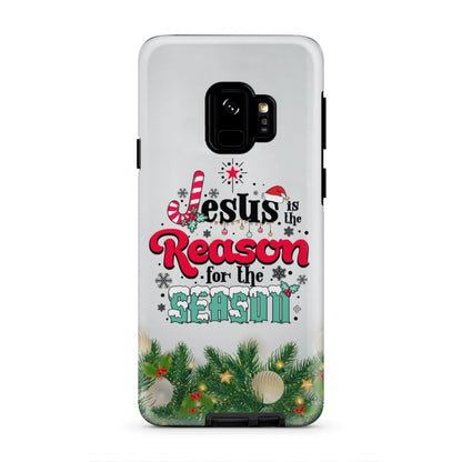 Jesus Is The Reason For The Season Christmas Phone Case - Inspirational Bible Scripture iPhone Cases