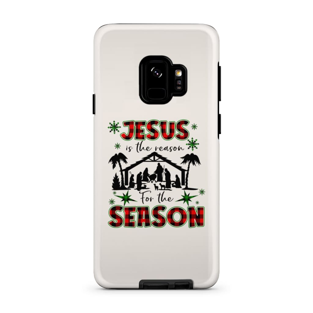 Jesus Is The Reason For The Season Phone Case - Christian Christmas Phone Cases - Inspirational Bible Scripture iPhone Cases