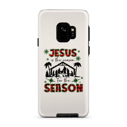 Jesus Is The Reason For The Season Phone Case - Christian Christmas Phone Cases - Inspirational Bible Scripture iPhone Cases