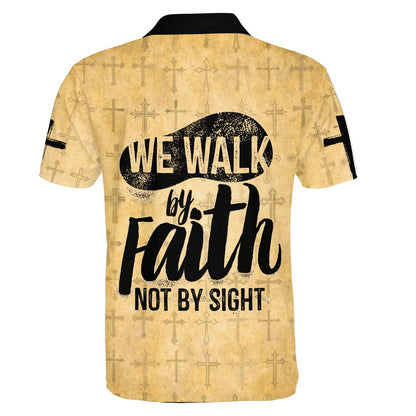 Jesus Is The True God Cross Polo Shirt - Christian Shirts & Shorts