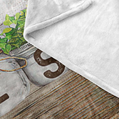 Jesus It's Not Religion Its A Relationship Fleece Blanket - Christian Blanket - Bible Verse Blanket