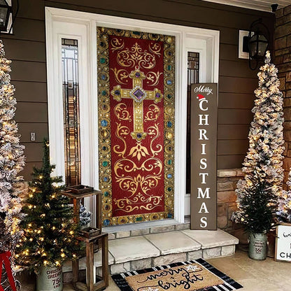 Jesus Jewelry Metal Door Cover - Religious Door Decorations - Christian Home Decor