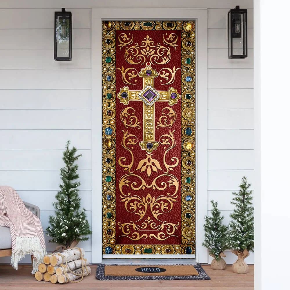 Jesus Jewelry Metal Door Cover - Religious Door Decorations - Christian Home Decor