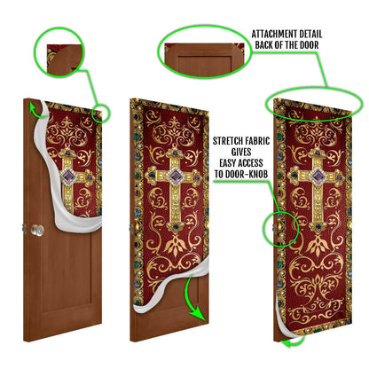 Jesus Jewelry Metal Door Cover - Religious Door Decorations - Christian Home Decor