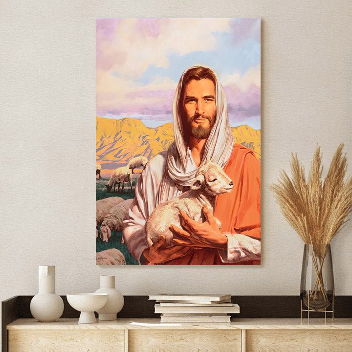 Jesus Lamb Of God Canvas Wall Art - Christian Wall Posters - Ciaocustom