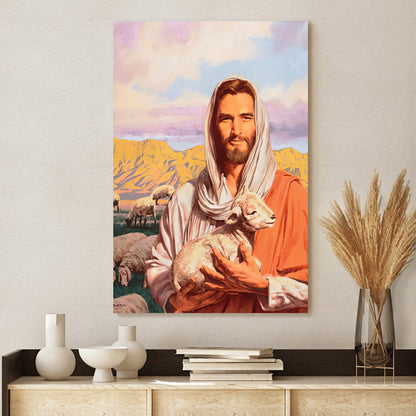 Jesus Lamb Of God Canvas Wall Art - Christian Wall Posters - Ciaocustom
