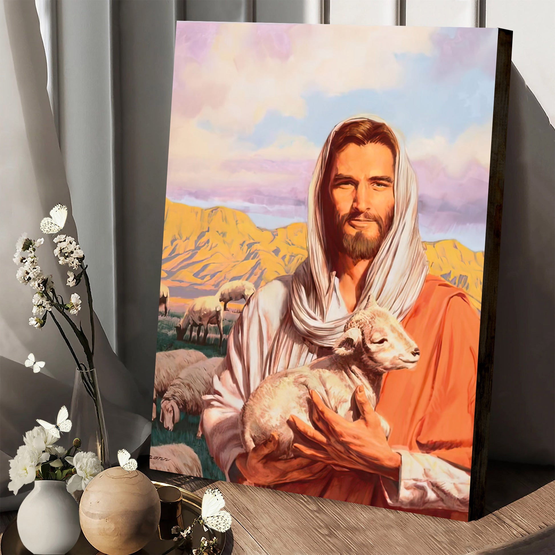Jesus Lamb Of God Canvas Wall Art - Christian Wall Posters - Ciaocustom