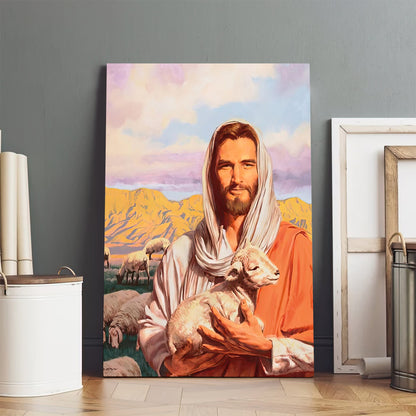 Jesus Lamb Of God Canvas Wall Art - Christian Wall Posters - Ciaocustom