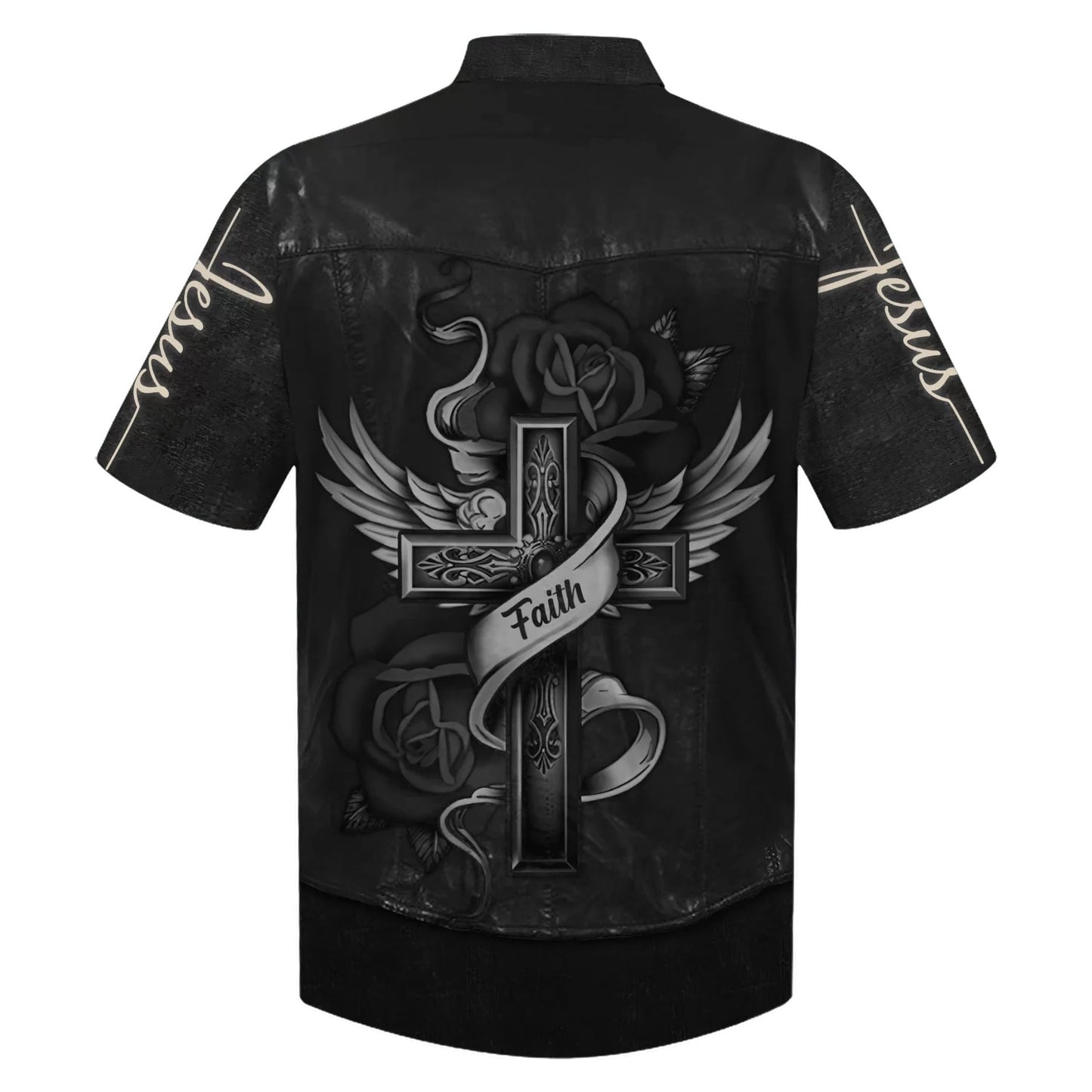 Jesus Leaving The Tomb Hawaiian Shirt - He Is Risen Hawaiian Shirts - Christian Hawaiian Shirt - Jesus Hawaiian Shirts